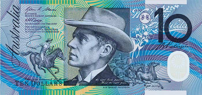 Ten Australian Dollars Banknote