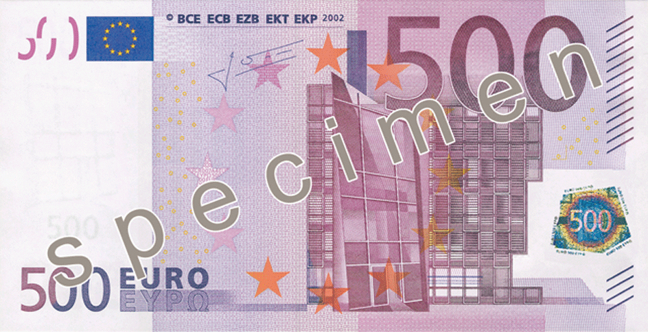Five Hundred Euro Note