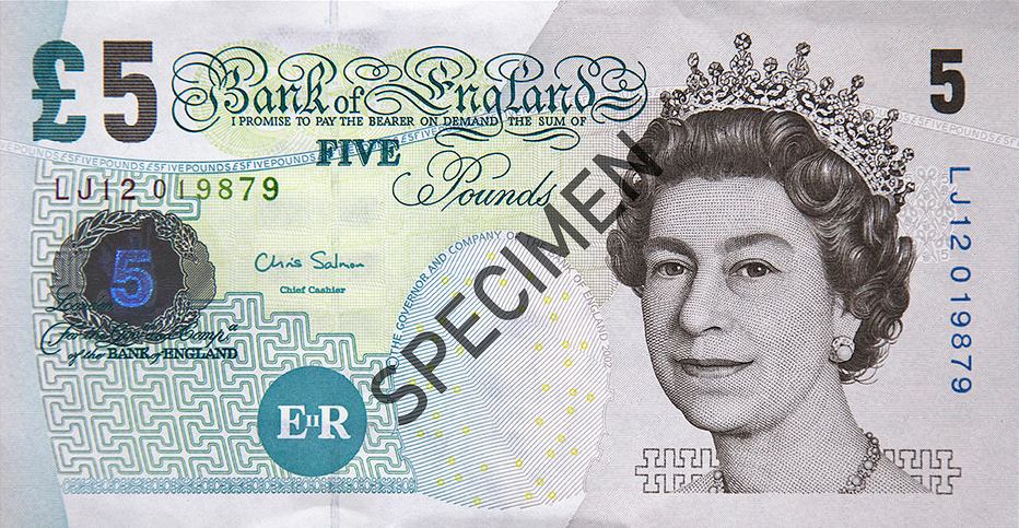Five Pounds Banknote